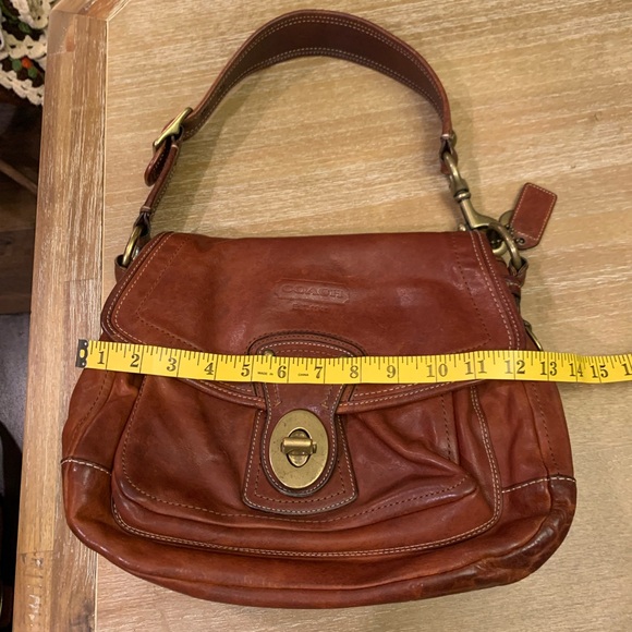 Coach 65th Anniversary Ali Legacy bag in Vachetta Leather whiskey color - Picture 7 of 13